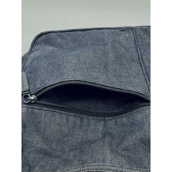 Vintage Polo Sport Ralph Lauren Denim Shoulder Crossbody Bag Adjustable Strap - Picture 12 of 14